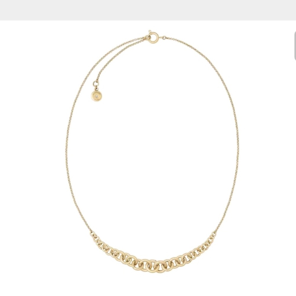 Michael kors deluxe holiday necklace gold tone